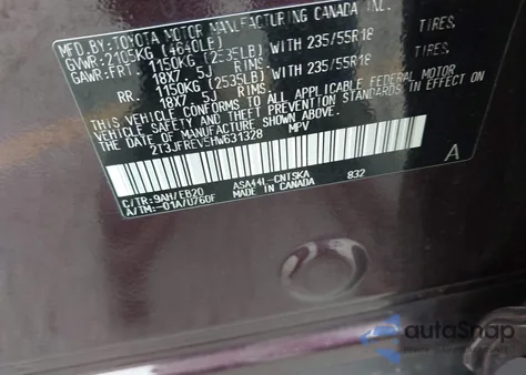 2017 Toyota Rav4 Se from USA, damaged, VIN 2T3JFREV5HW631328